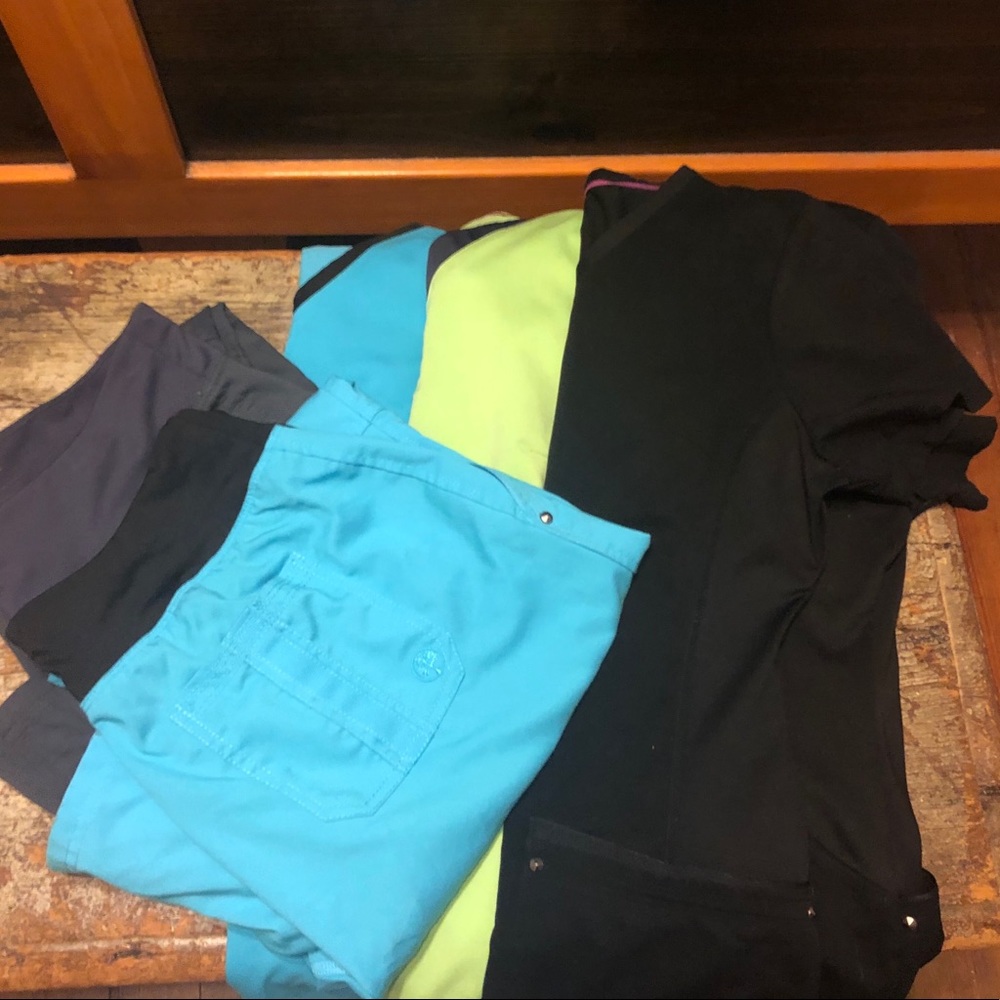 Purple Label Yoga Scrubs Lot size Medium.